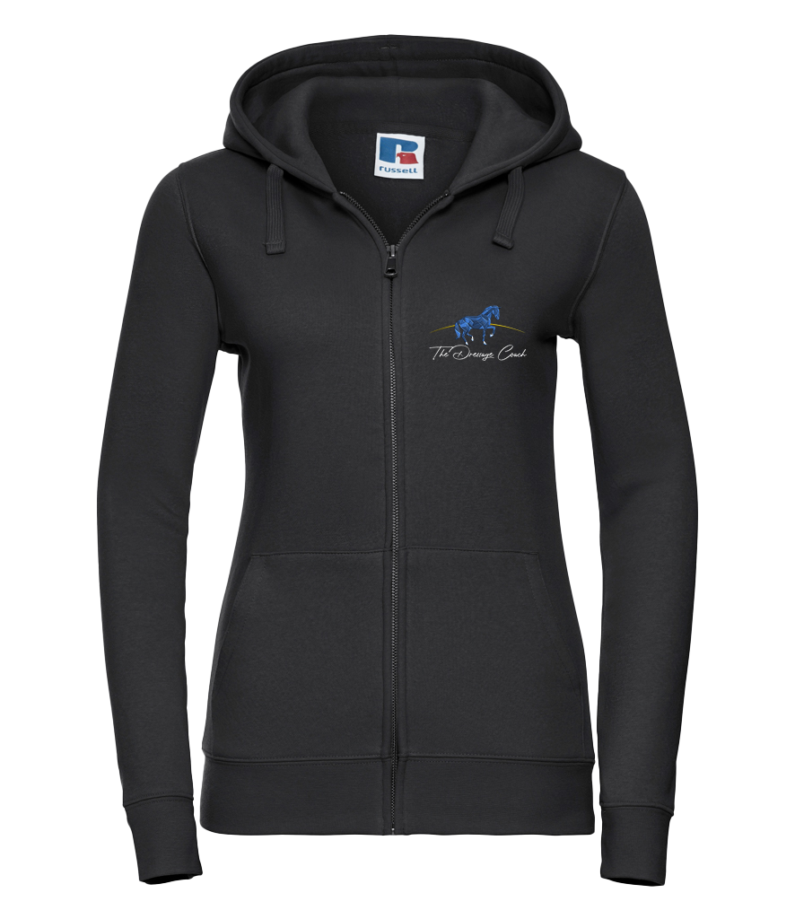 The Dressage Coach Ladies Zipped Hoodie