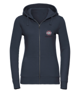KellyJ Leather Ladies Zipped Hoodie
