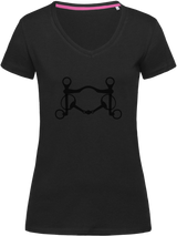 Stealth Ladies Fitted V-Neck T-shirt