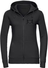 Stealth Ladies Zipped hoodie