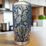 Insulated 20oz Tumbler - Paisley Scroll Design