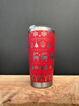 Insulated 20oz Tumbler - Christmas Design