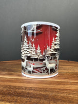 Shadow Box Scene Christmas Mug