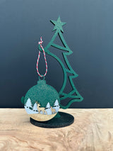 Glitter Deer Decoration