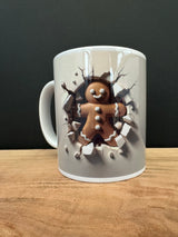 Christmas Gingerbread Man Mug