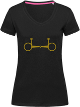 Design Your Own Ladies Fitted V-Neck T-shirt