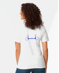 Ladies Polo shirt with Glitter design - Dressage Designs
