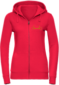 Ladies Zipped hoodie with Glitter design - Dressage Designs