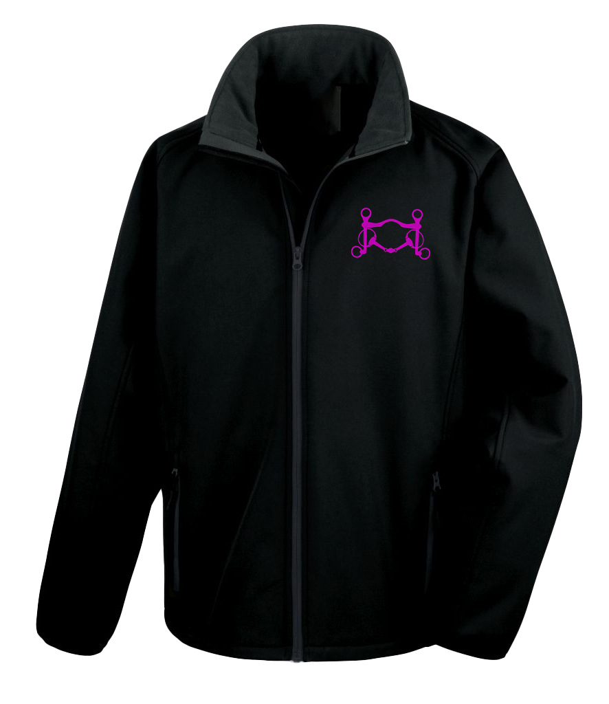 Men’s Soft shell jacket with Signature design - Dressage Designs