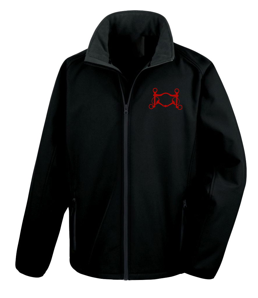 Men’s Soft shell jacket with Signature design - Dressage Designs