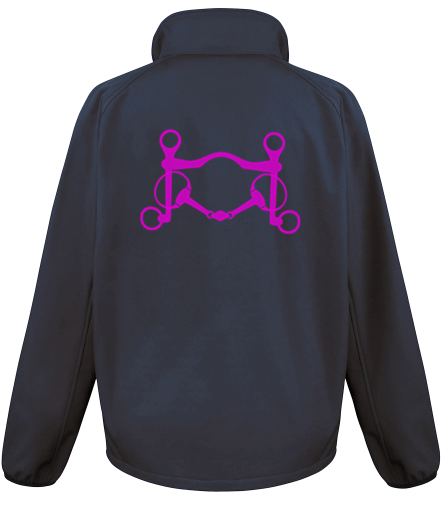 Men’s Soft shell jacket with Signature design - Dressage Designs