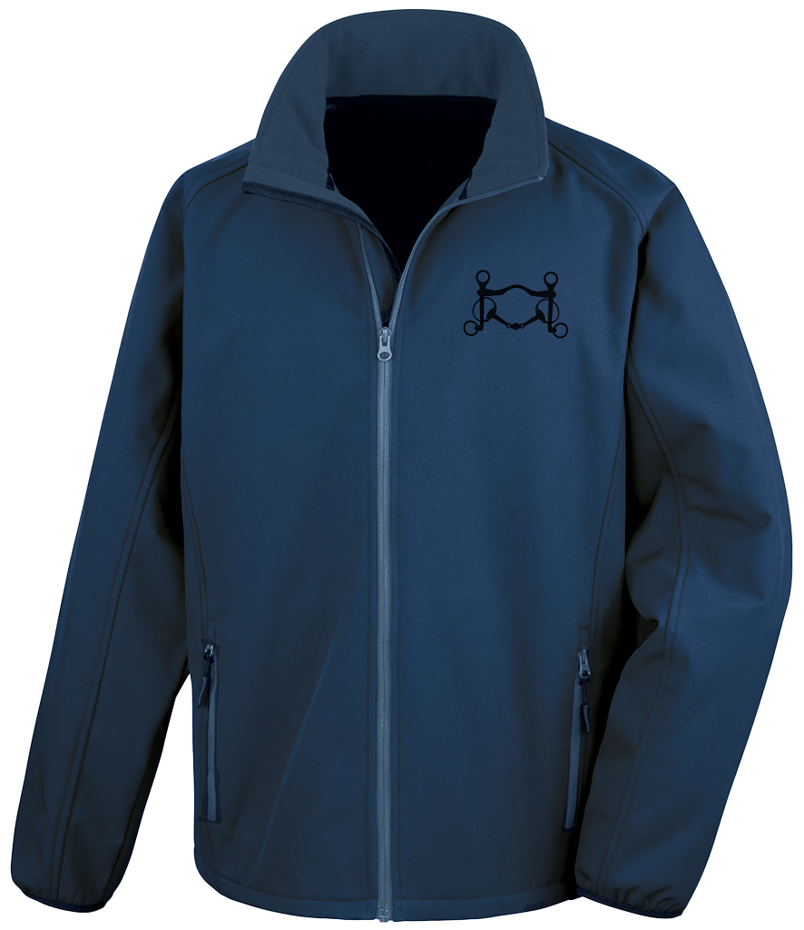 Men’s Soft shell jacket with Signature design - Dressage Designs