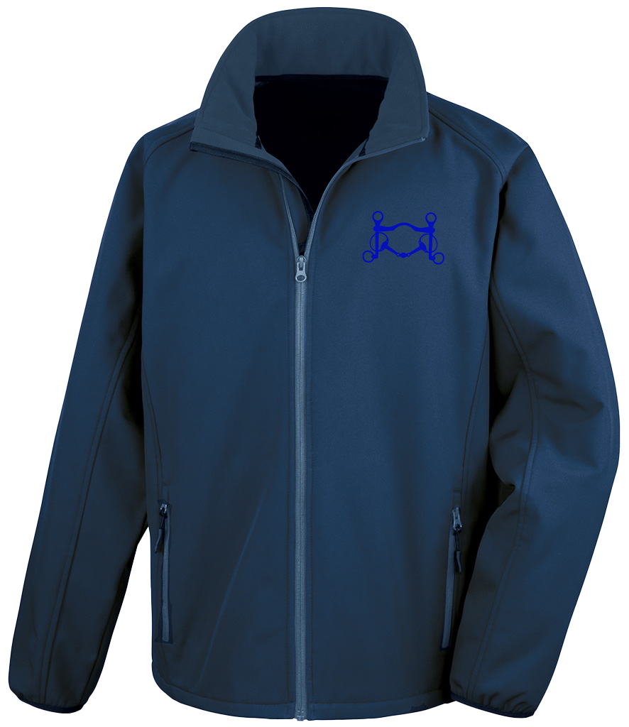 Men’s Soft shell jacket with Signature design - Dressage Designs