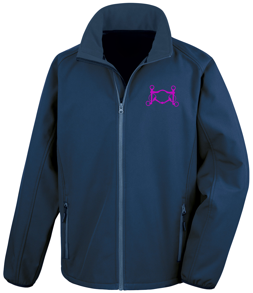 Men’s Soft shell jacket with Signature design - Dressage Designs