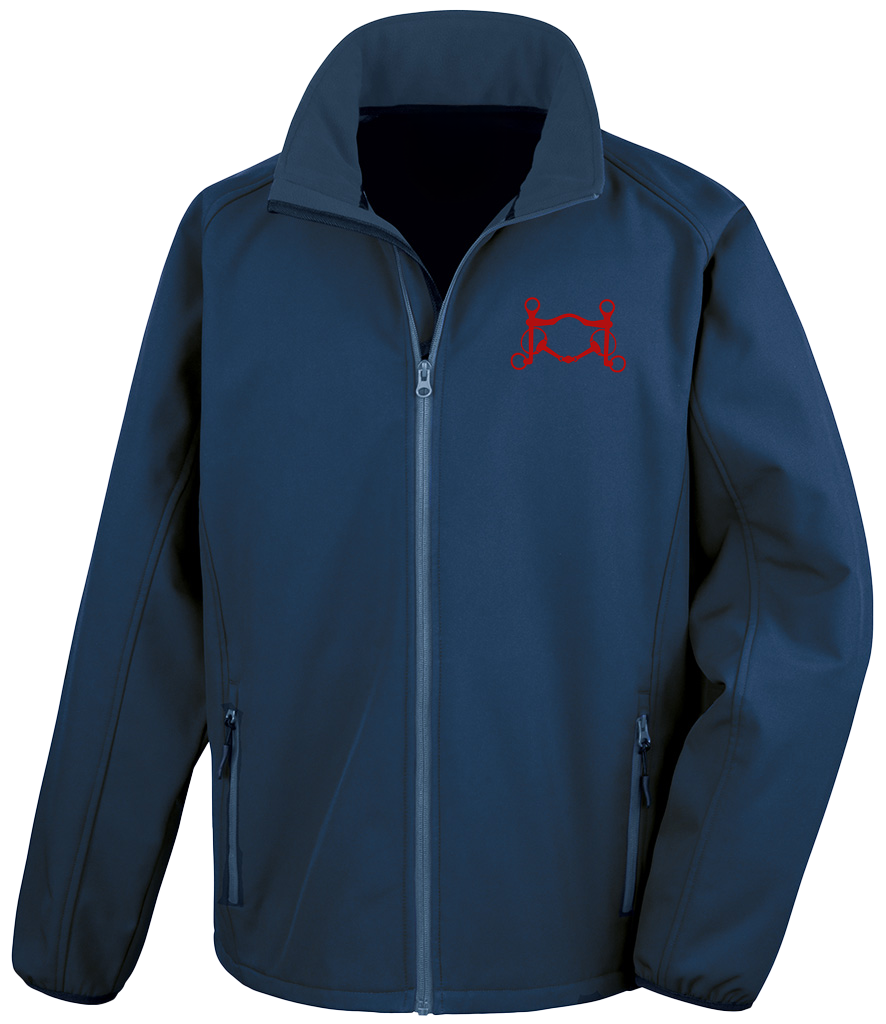 Men’s Soft shell jacket with Signature design - Dressage Designs