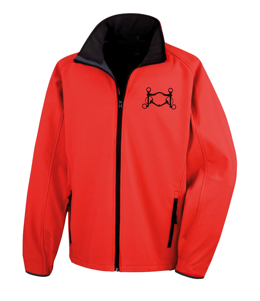 Men’s Soft shell jacket with Signature design - Dressage Designs