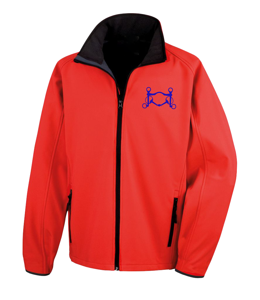 Men’s Soft shell jacket with Signature design - Dressage Designs