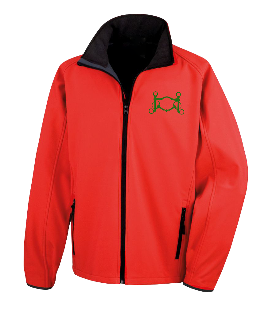 Men’s Soft shell jacket with Signature design - Dressage Designs