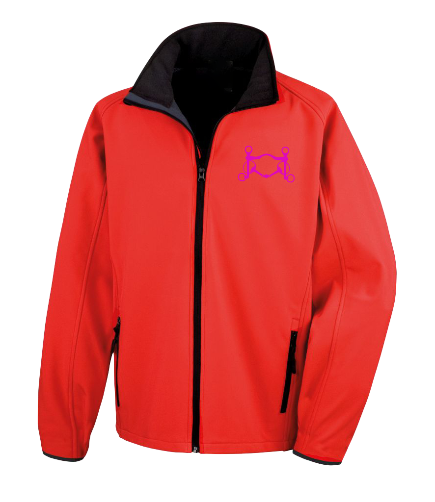 Men’s Soft shell jacket with Signature design - Dressage Designs