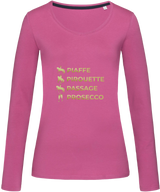 Ladies Long sleeve T-shirt - Dressage & Prosecco