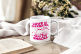 Snacks Valentines Mug