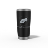 20oz Insulated Black EquuStrong UK Tumbler