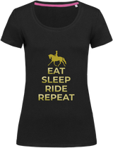 Ladies Fitted Crew Neck T-Shirt - Riding