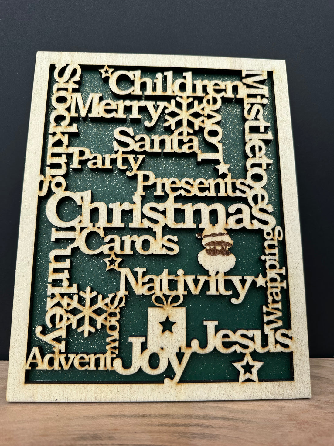 Christmas Words Sign