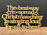 Christmas Words Sign