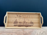 Christmas Bamboo Tray