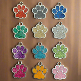 Custom Glitter Pet Tag