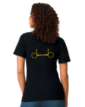 Ladies Polo shirt with Glitter design - Dressage Designs