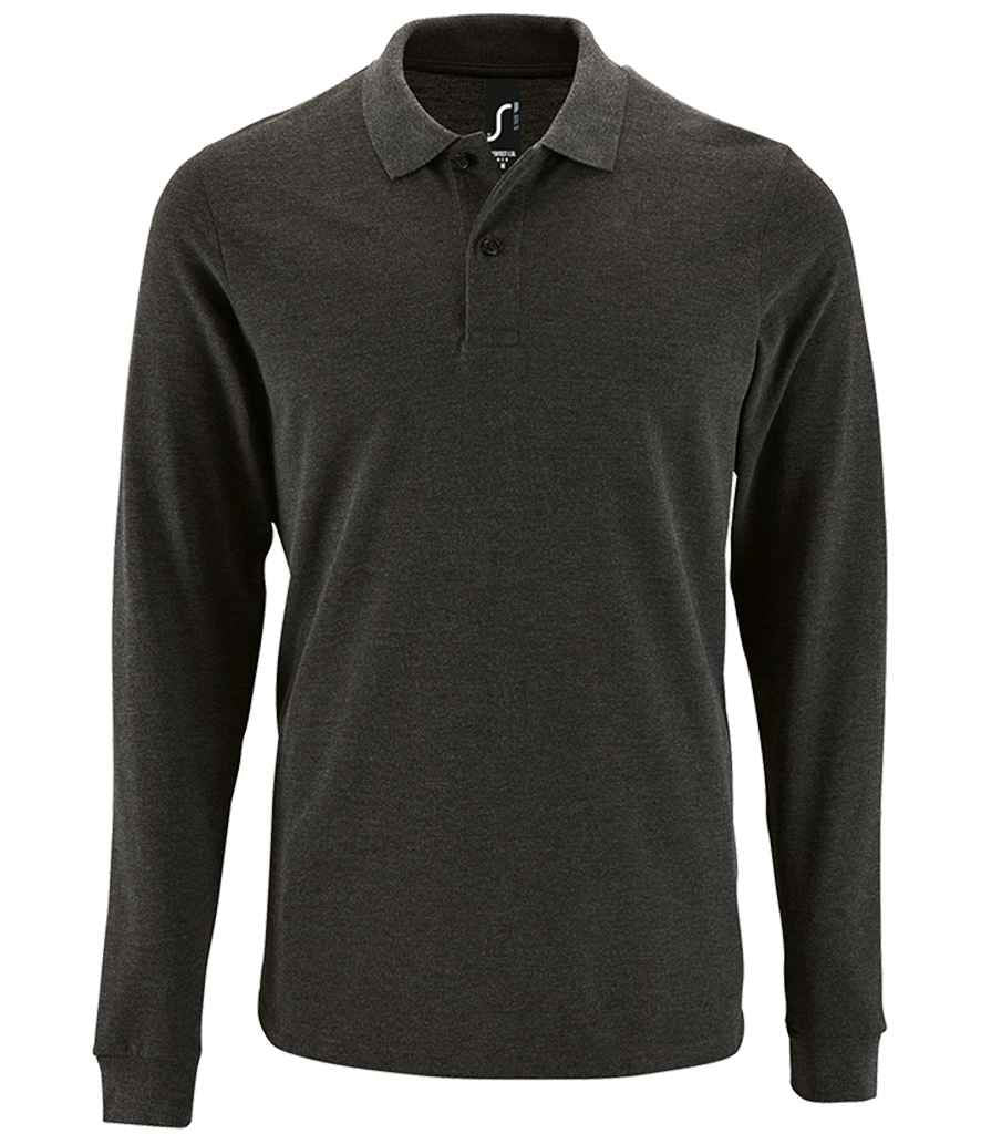 Men’s Long Sleeve Polo - Dressage Designs