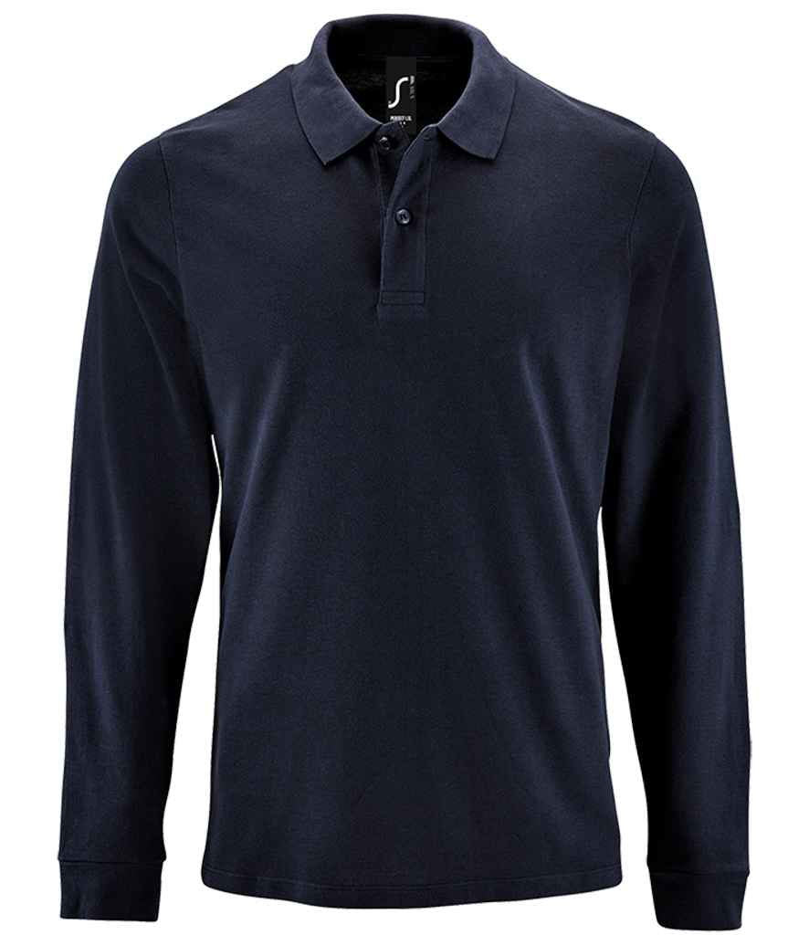 Men’s Long Sleeve Polo - Dressage Designs