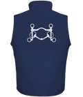 Men’s Soft shell gilet with Signature design - Dressage Designs