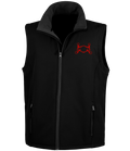 Men’s Soft shell gilet with Signature design - Dressage Designs