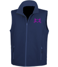 Men’s Soft shell gilet with Signature design - Dressage Designs