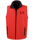 Men’s Soft shell gilet with Signature design - Dressage Designs