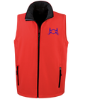 Men’s Soft shell gilet with Signature design - Dressage Designs