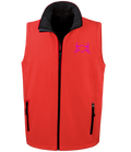 Men’s Soft shell gilet with Signature design - Dressage Designs