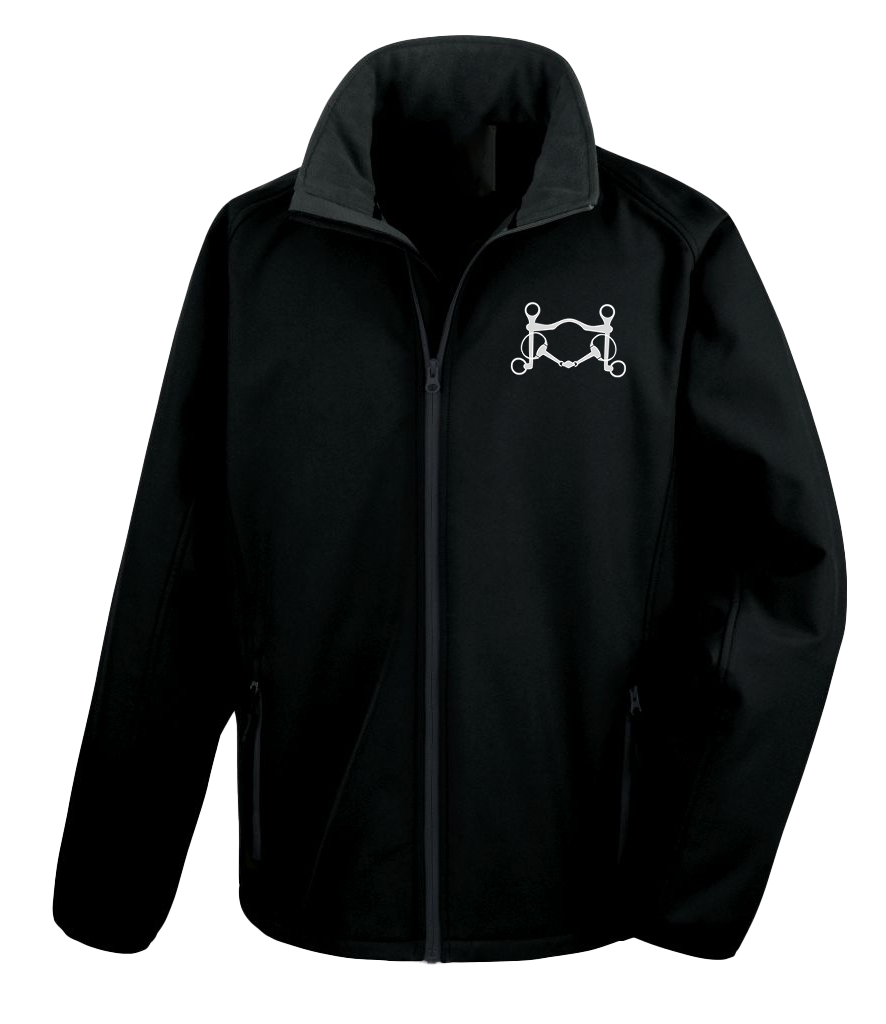 Men’s Soft shell jacket with Signature design - Dressage Designs