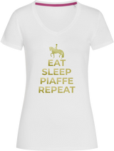 Ladies Fitted V-Neck T-shirt - Dressage