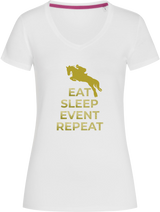Ladies Fitted V-Neck T-shirt - Eventing