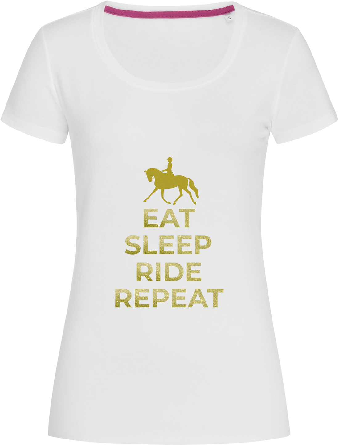 Ladies Fitted Crew Neck T-Shirt - Riding